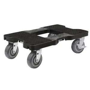 SNAP-LOC SL1800D6B E Track Dolly, Super Duty, Capacity 1800 Lbs, Black | CE8UBX