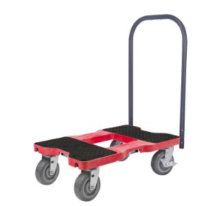 SNAP-LOC SL1800P6R Push Cart Dolly, Super Duty, Load Capacity 1800 Lbs, Red | CE8UCA