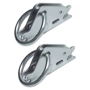 SNAP-LOC SLAEARI2 E Fitting, With Ring, Multi Purpose Tiedown, Break Strength 3000 Lbs, 2 Pack | CE8UFD