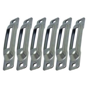 SNAP-LOC SLSS6 E Strap Anchor, 12 Gauge, Stainless Steel, 6 Pack | CE8UEC