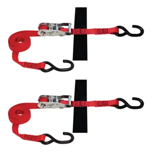 SNAP-LOC SLTHS108RR2 Logistic Ratchet Strap, Length 8 Feet, Break Strength 2500 Lbs, 2 Pack | CE8UHZ