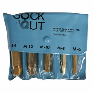 SOCK IT OUT MEB-2 Screw Extractor Set, Socket Head Cap Screw, Metric, PK5 | AJ8AQQ