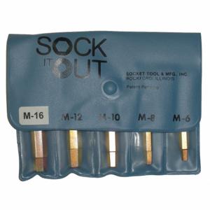 SOCK IT OUT MEN-2 Screw Extractor Set, Socket Screw Extractor, 5 Pieces | CU3CCV 10D307