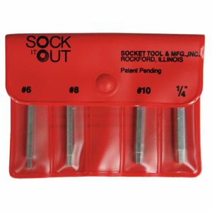 SOCK IT OUT MIK-1 Screw Extractor Set, Button Head Socket Cap Screw, SAE, PK4 | AJ8ARL