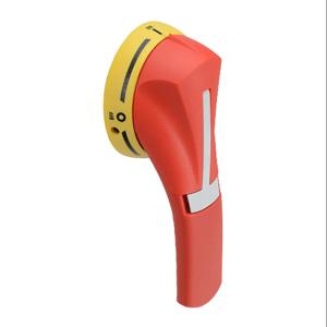 SOCOMEC 142E2115 Rotary Handle, Pistol, Red/Yellow, External Front Mount, 3-Position, Lockable In Off Only | CV7PWY