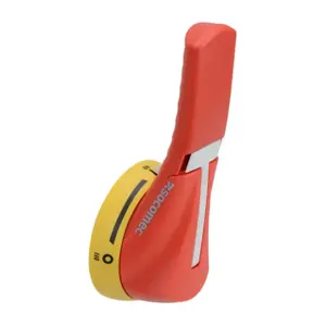 SOCOMEC 142I6111 Rotary Handle, Pistol, Red/Yellow, External Right Side Mount, 2-Position | CV7PXK