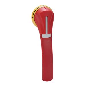 SOCOMEC 143E3113 Rotary Handle, Pistol, Red/Yellow, External Front Mount, 3-Position, Lockable In Off Only | CV7PXT