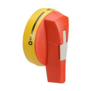 SOCOMEC 14841111 Rotary Handle, Round, S0, Red/Yellow, External Front Or Right Side Mount, 2-Position | CV7PYH