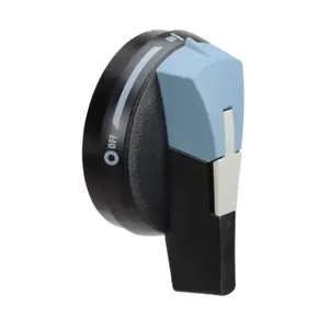 SOCOMEC 148D1111 Rotary Handle, Round, Black/Blue, External Front Or Right Side Mount, 2-Position | CV7PYL