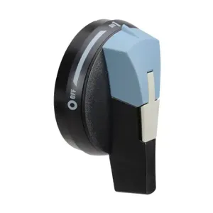 SOCOMEC 14930111 Rotary Handle, Round, Black/Blue, External Front Mount, 2-Position, Lockable In Off Only | CV7PYN