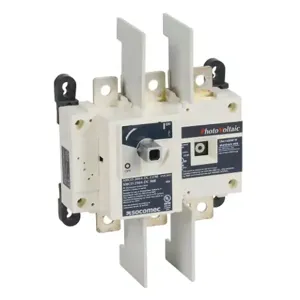 SOCOMEC 27DC3021 Rotary Disconnect Switch, Load Break Capable, 3-Pole, 600 VDC, 250A, 10Ka Sccr | CV8AUK