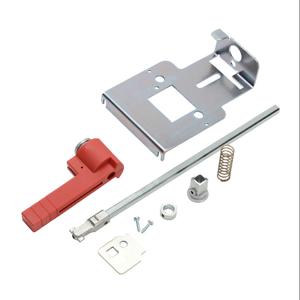 SOCOMEC 37297544 Rotary Handle, Pistol, Red, Internal Mount, 2-Position, Lockable In Off Only | CV7PZK