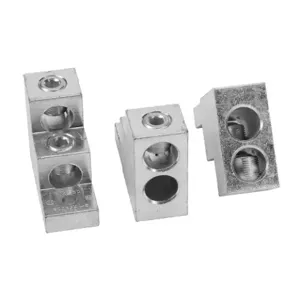 SOCOMEC 39543060 Box Type Wiring Lug, Line Or Load Mount, 2 Openings, #2 Awg-600 Mcm Wire, Pack Of 3 | CV7TGQ