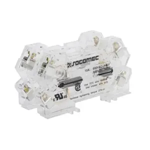 SOCOMEC 3999U042 Auxiliary Contact, Left Or Right Side Mount, 1 N.O./1 N.C. Contact, Pack Of 2 | CV7CEU