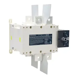 SOCOMEC 41502026 Rotary Manual Transfer Switch, 2-Pole, 240 VAC, 260A, 65Ka Sccr, Panel Mount | CV8AVM