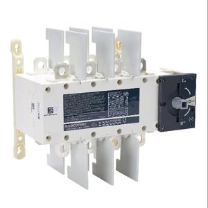 SOCOMEC 41504012 Rotary Manual Transfer Switch, 4-Pole, 600 VAC, 100A, Panel Mount | CV8AVR