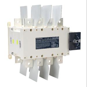 SOCOMEC 41504042 Rotary Manual Transfer Switch, 4-Pole, 600 VAC, 400A, 65Ka Sccr, Panel Mount | CV8AVU