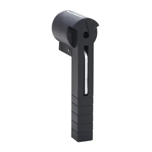 SOCOMEC 41994012 Rotary Handle, Pistol, B3, Black, Direct Mount, 3-Position, Lockable In I-Off-II | CV7PZR