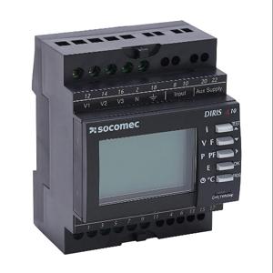 SOCOMEC 4825U011 Leistungsmesser, Strom- und Spannungseingang, 3-zeiliges hintergrundbeleuchtetes LCD, konfigurierbarer Ausgang | CV7TKE