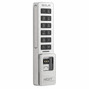 SOLA NLS3-K1-CT10-619-01B-3203 Electronic Keyless Lock, Lockers And Cabinets, Keypad Or Coded Key Fob, Shared Or Assigned | CU3CCZ 494L17