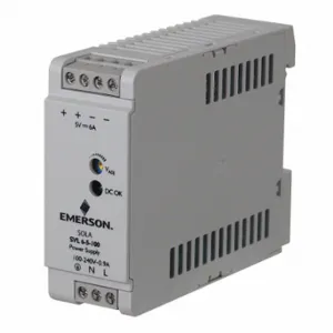 SOLA/HEVI-DUTY SVL6-5-100 Din Rail Power Supply, 100 To 240 VAC/120 To 375 VDC/85 To 264 VAC, Single, 5VDC, 30W | CU3CDN 783RE6