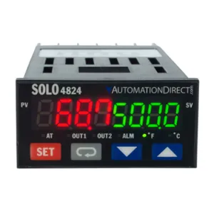 SOLO SL4824-CR-D Temperature Controller, 1/32 D Inch Size, 2-Line Led, Current, Voltage | CV7GAL