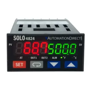 SOLO SL4824-CR Temperature Controller, 1/32 D Inch Size, 2-Line Led, Current, Voltage | CV7GAK