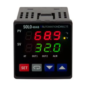 SOLO SL4848-CR-D Temperature Controller, 1/16 D Inch Size, 2-Line Led, Current, Voltage | CV7GAU