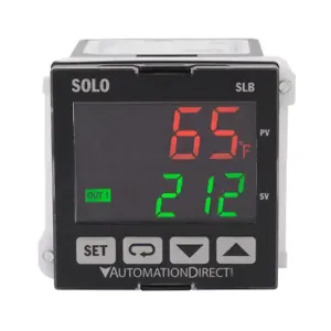 SOLO SLB4848-C0 Temperature Controller, 1/16 D Inch Size, 2-Line Lcd Or Thermocouple Input | CV7GBT