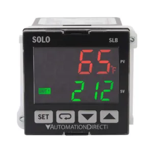 SOLO SLB4848-R0 Temperature Controller, 1/16 D Inch Size, 2-Line Lcd Or Thermocouple Input | CV7GBV