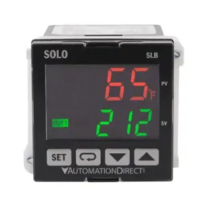 SOLO SLB4848-V2 Temperature Controller, 1/16 D Inch Size, 2-Line Lcd Or Thermocouple Input | CV7GBY