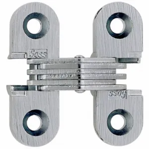 SOSS 103CUS26D Concealed Hinge, Zamac/Steel, Satin Chrome, 1 1/2 Inch Door Leaf Ht | CU3CJL 801H70