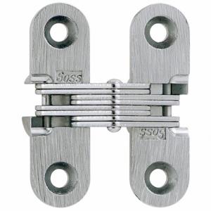 SOSS 203CUS26D Concealed Hinge, Zamac/Steel, Satin Chrome, 1 3/4 Inch Door Leaf Ht | CU3CJN 801H73