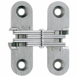 SOSS 203CUS26D Concealed Hinge, Zamac/Steel, Satin Chrome, 1 3/4 Inch Door Leaf Ht | CU3CJN 801H73