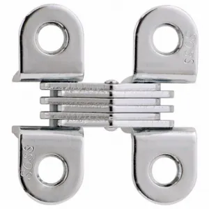 SOSS 303CUS26D Concealed Hinge, Zamac/Steel, Satin Chrome, 1 1/2 Inch Door Leaf Ht | CU3CJK 801H77