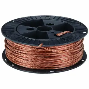 SOUTHWIRE COMPANY 10665803 Bare Copper Grounding Wire, Bare Copper Grounding Wire, 6 AWG Wire Size, Stranded | CU3CTA 4WZV2