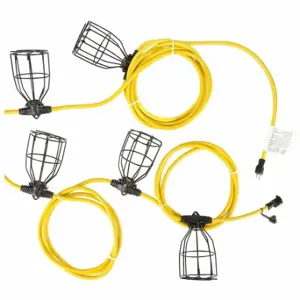 SOUTHWIRE COMPANY 11109100 Temporary Job Site Light, Bulb Dependent, Corded, String Light | CU3CZJ 458L12