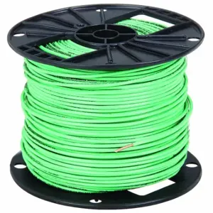 SOUTHWIRE COMPANY 11599805 Building Wire, 10 AWG Wire Size, 1 Conductors, Green, 2, 500 ft Length, Solid, Nylon, PVC | CP2DXL 4WZA7