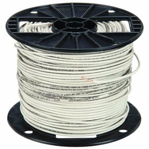 SOUTHWIRE COMPANY 11580805 Building Wire, 14 AWG Wire Size, 1 Conductors, White, 2, 500 ft Length, Solid, Nylon, PVC | CP2ELF 4WYU7