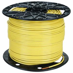SOUTHWIRE COMPANY 11584005 Building Wire, 14 AWG Wire Size, 1 Conductors, Yellow, 2, 500 ft Length, Solid, Nylon, PVC | CP2EHB 4WYU9