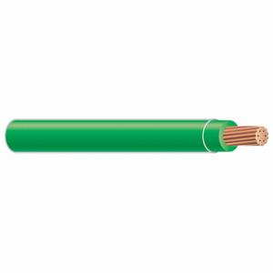 SOUTHWIRE COMPANY 20497450 Building Wire, 6 AWG Wire Size, 1 Conductors, Green, 100 ft Length, Stranded, Nylon, PVC | CP2EJM 55CX53