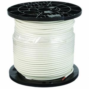 SOUTHWIRE COMPANY 20500501 Building Wire, 4 AWG Wire Size, 1 Conductors, White, 500 ft Length, Stranded, Nylon, PVC | CP2EJC 4WZN8