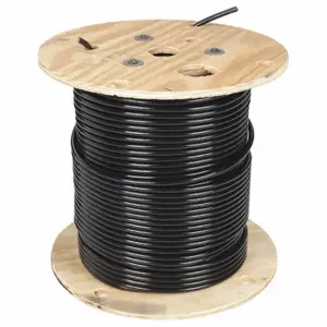 SOUTHWIRE COMPANY 20504702 Building Wire, 1 AWG Wire Size, 1 Conductors, Black, 500 ft Length, Stranded, Nylon, PVC | CP2DWC 5ZG88