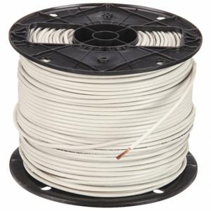 SOUTHWIRE COMPANY 22965801 Building Wire, 12 AWG Wire Size, 1 Conductors, White, 500 ft Length, Stranded, Nylon, PVC | CP2EEB 2W284