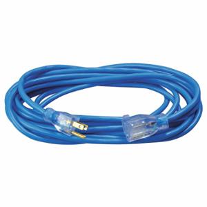 SOUTHWIRE COMPANY 2367SW8806 Extension Cord, 25 Ft Cord Length, 16 Awg Wire Size, 16/3, Blue, 1 Outlets | CU3CVM 55CW88