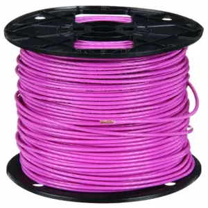 SOUTHWIRE COMPANY 24486301 Building Wire, 14 AWG Wire Size, 1 Conductors, Pink, 500 ft Length, Stranded, Nylon, PVC | CP2EGE 4WZC8