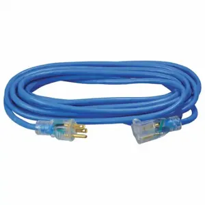 SOUTHWIRE COMPANY 2467SW8806 Extension Cord, 25 Ft Cord Length, 14 Awg Wire Size, 14/3, Blue, 1 Outlets | CU3CUJ 55CW78