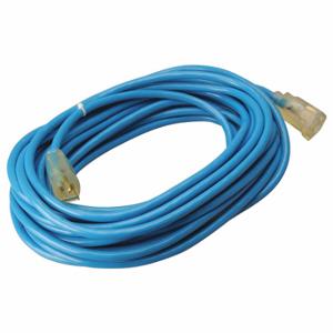 SOUTHWIRE COMPANY 2468SW8806 Extension Cord, 50 Ft Cord Length, 14 Awg Wire Size, 14/3, Blue, 1 Outlets | CU3CVD 55CW82