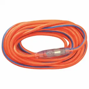 SOUTHWIRE COMPANY 2548SW003V Extension Cord, 50 Ft Cord Length, 12 Awg Wire Size, 12/3, Orange/Blue | CU3CUY 55CW64