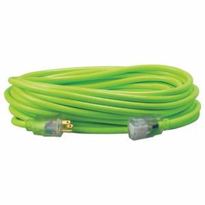 SOUTHWIRE COMPANY 2578SW000X Extension Cord, 50 Ft Cord Length, 12 Awg Wire Size, 12/3, Green, 1 Outlets | CU3CUV 55CW63
